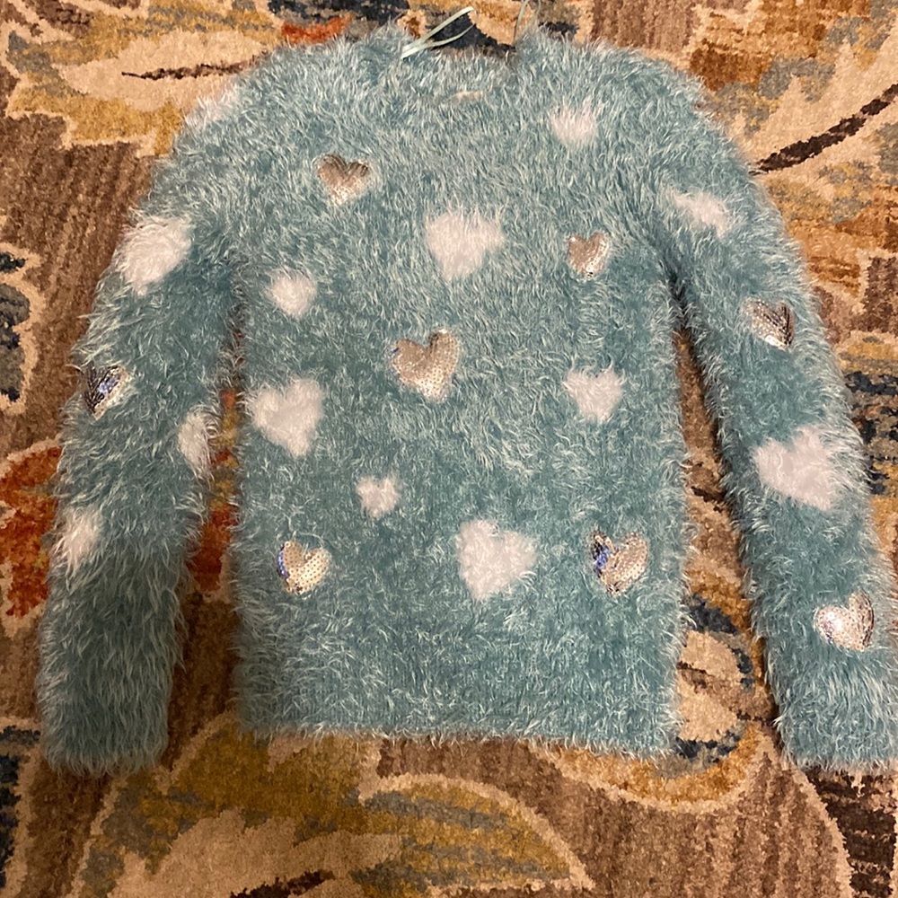 Pink Republic Fuzzy Sweater Girls Size M (8/10)